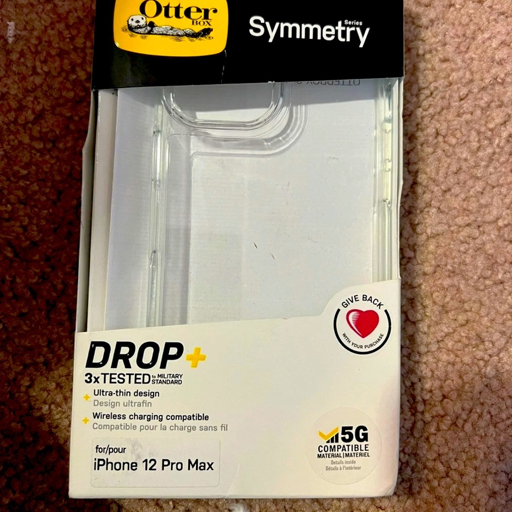 Otterbox Symmetry Iphone 12 Pro Max Clear Case